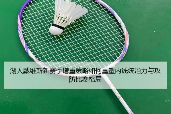 湖人戴维斯新赛季增重策略如何重塑内线统治力与攻防比赛格局